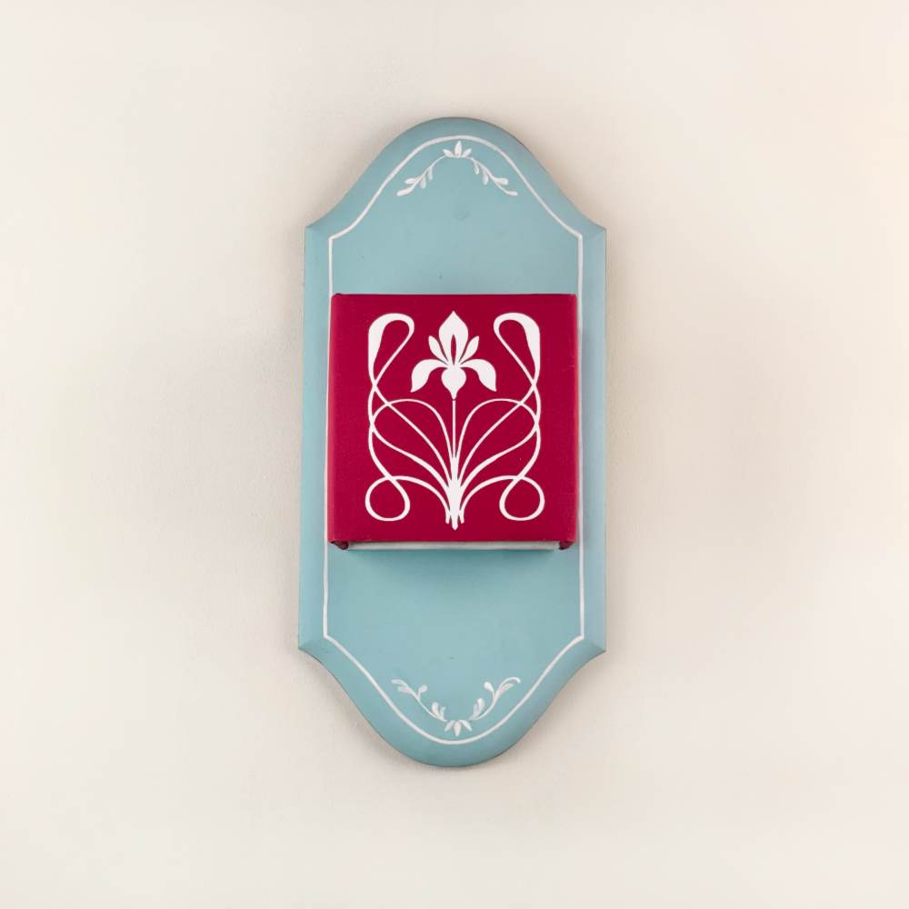 Crimson Petal Floral Wall Lamp