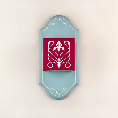 Crimson Petal Floral Wall Lamp