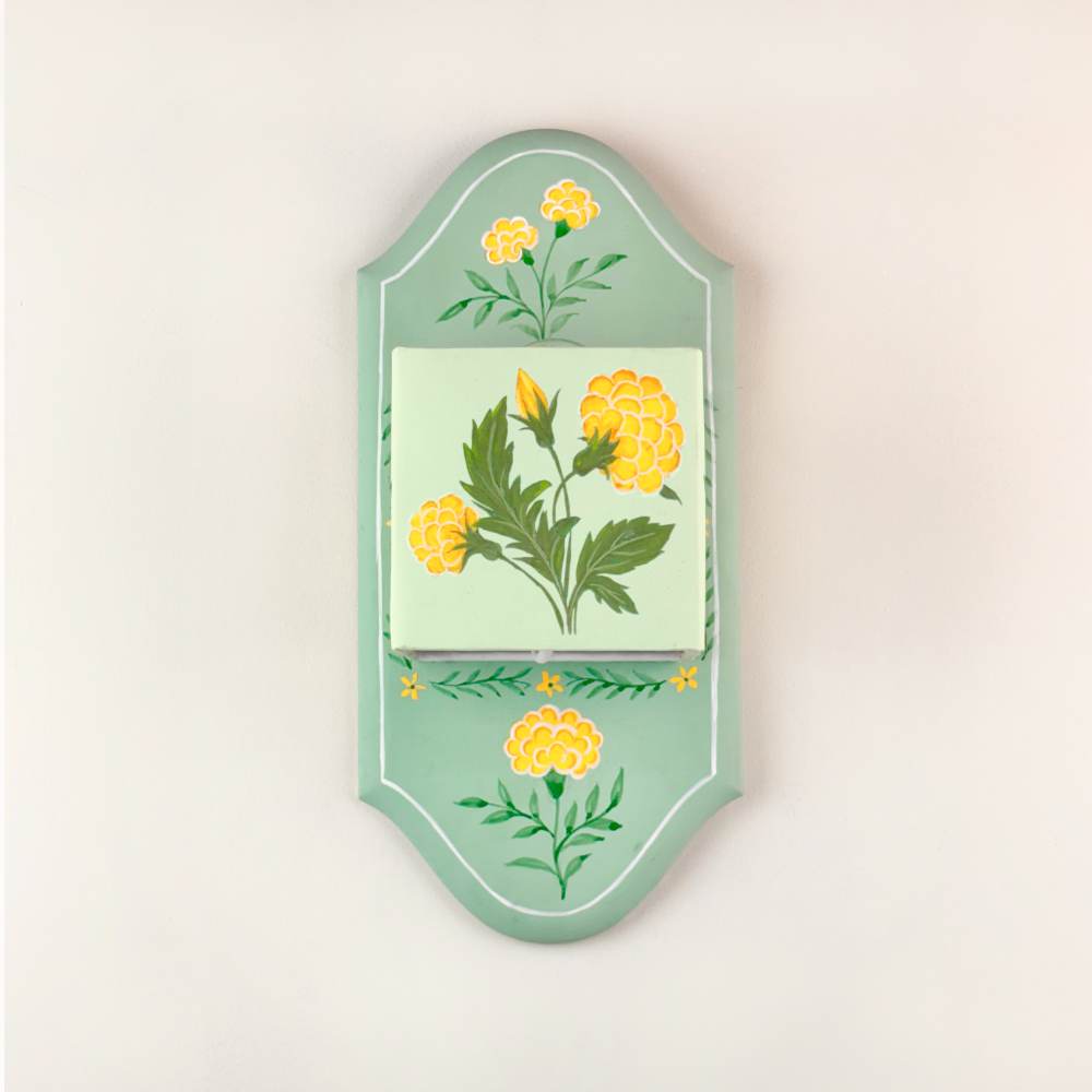 Marigold Haven Floral Wall Lamp
