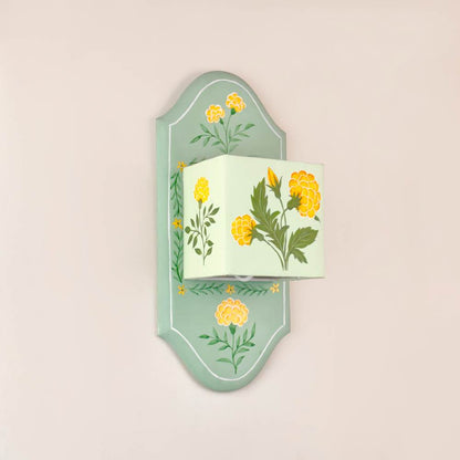 Marigold Haven Floral Wall Lamp