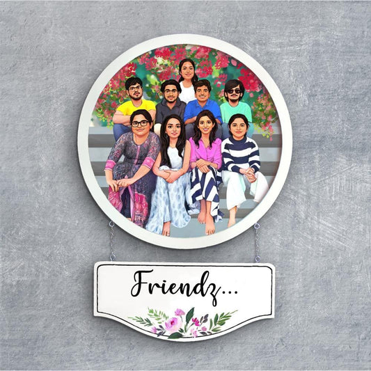 Handpainted Personalized Character Fun Time2 - Full frame - Rangreli