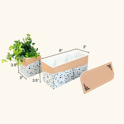Terracotta Terrazzo Workspace Set