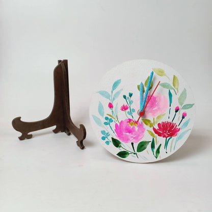 Floral Table Clock - rangreli