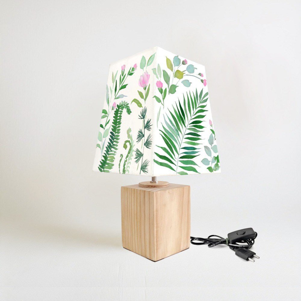 Empire Table Lamp Green Fern Lamp Shade