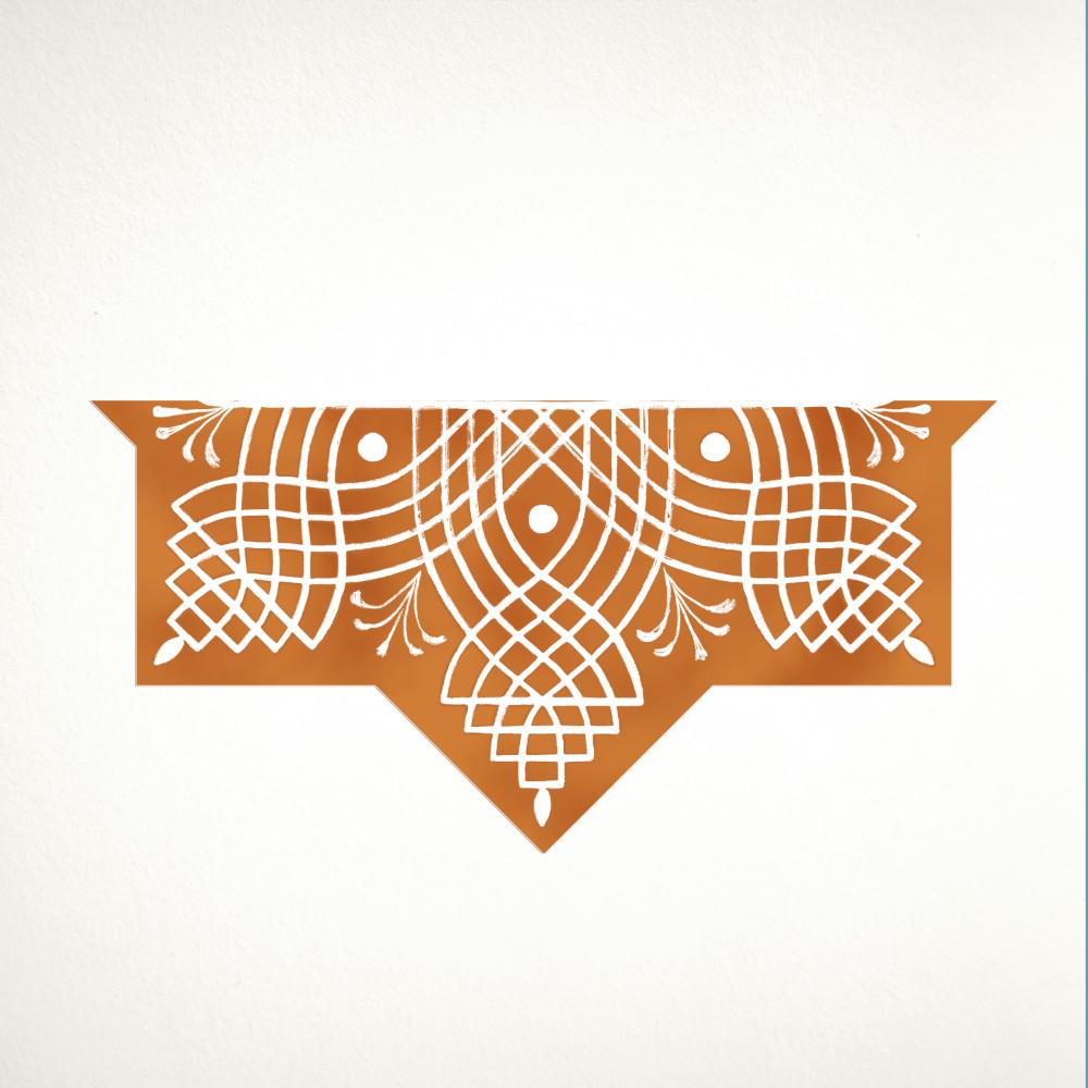 Aureya- Semicircle Handpainted Rangoli