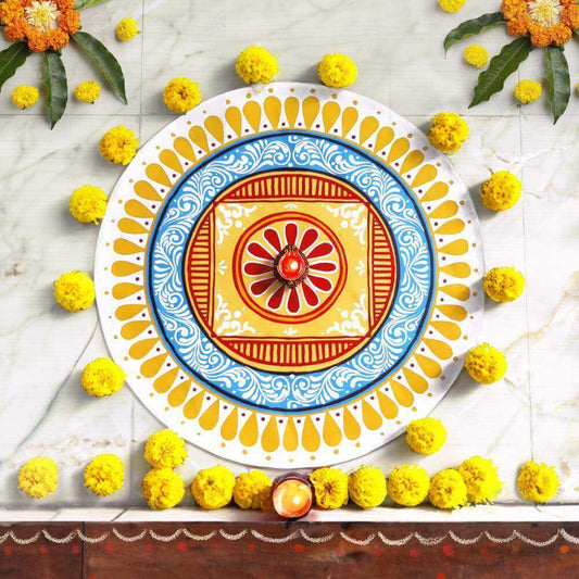 Saanjh- Handpainted Rangoli