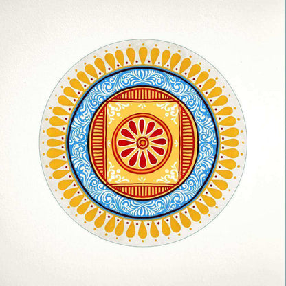 Saanjh- Handpainted Rangoli