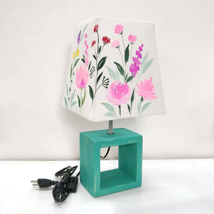 Empire Table Lamp - Beautiful light Floral Lamp Shade - rangreli