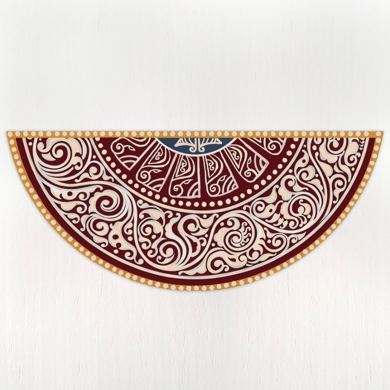 Madhobi Semicircle Rangoli