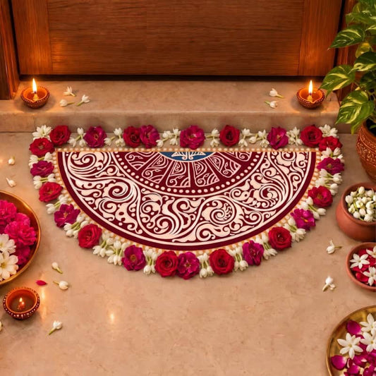 Madhobi Semicircle Rangoli