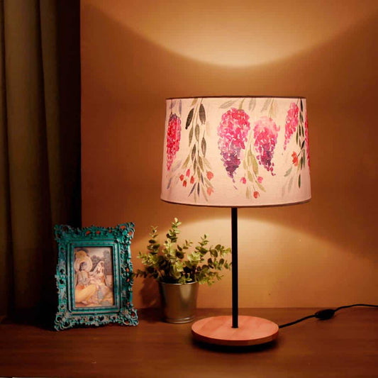 Drum Table Lamp  - Flower shower