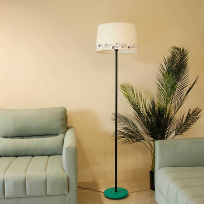 Indigo Wreath Floor Lamp