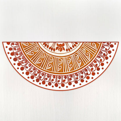 Radhachura Semicircle Rangoli