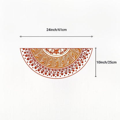 Radhachura Semicircle Rangoli