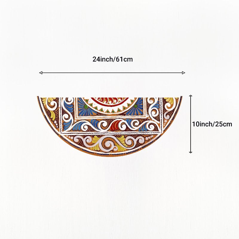 Chaitri Semicircle Rangoli