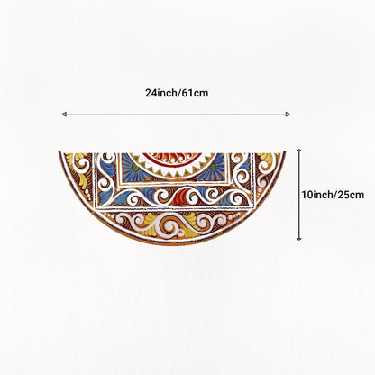Chaitri Semicircle Rangoli