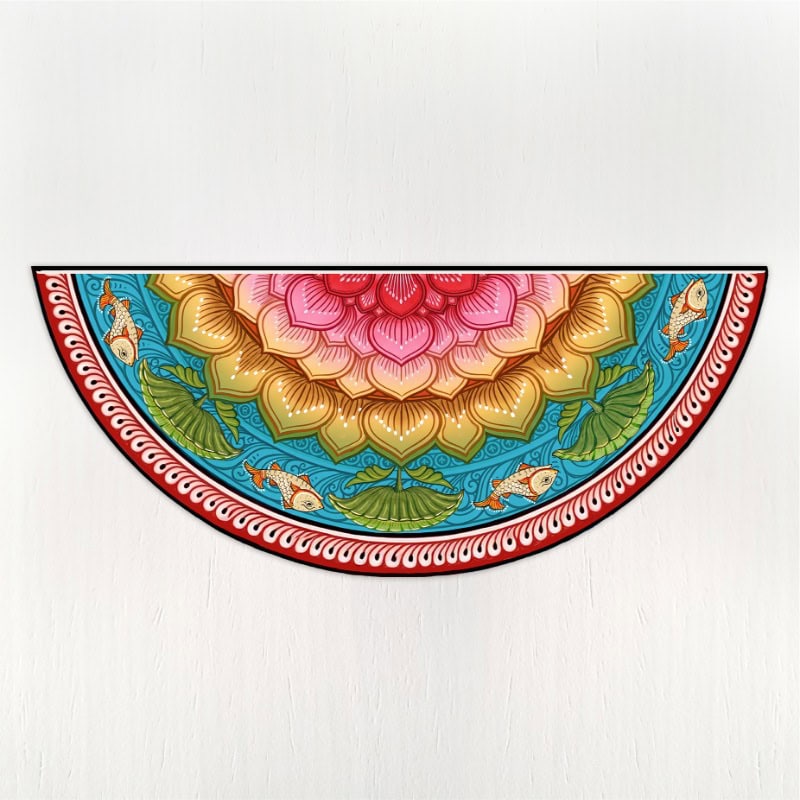 Kamalmandal Semicircle Rangoli