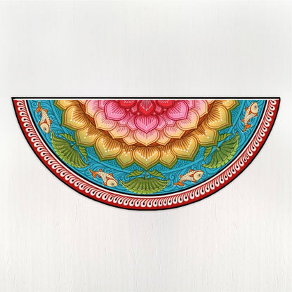 Kamalmandal Semicircle Rangoli