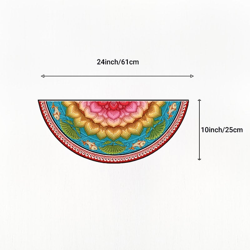 Kamalmandal Semicircle Rangoli