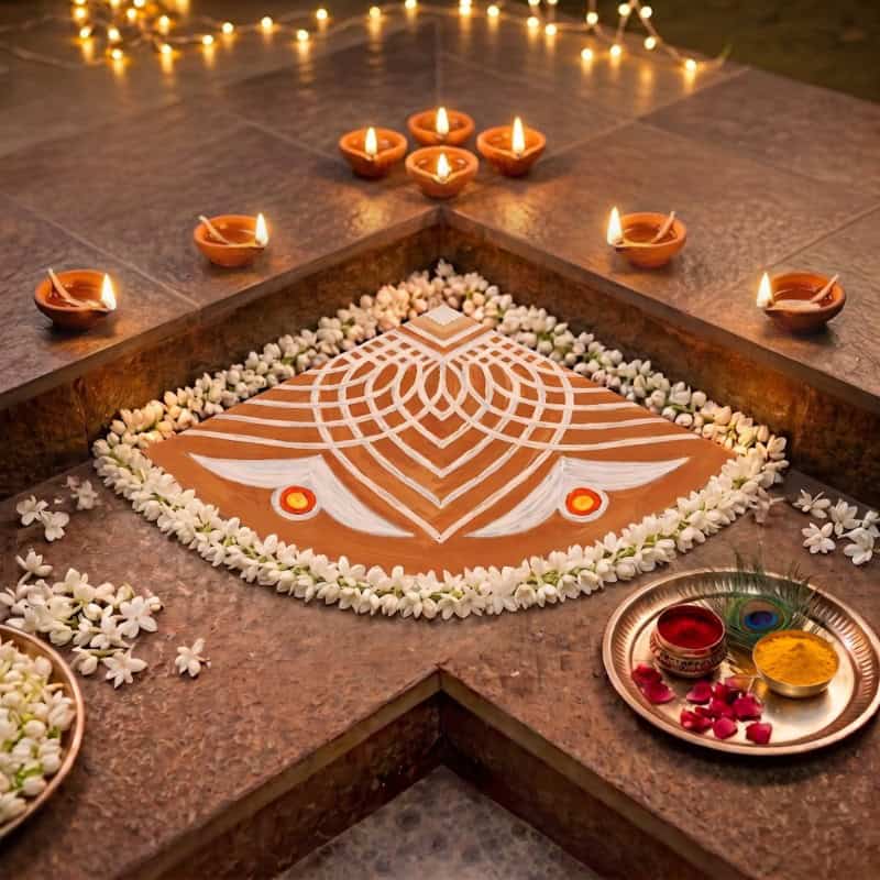 Aureya Corner Rangoli