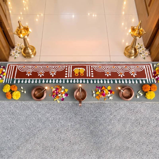 Radhachura Strip Rangoli