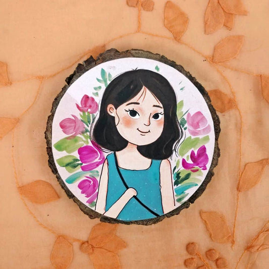 Avatar Fridge Magnets - Smiling Girl - rangreli