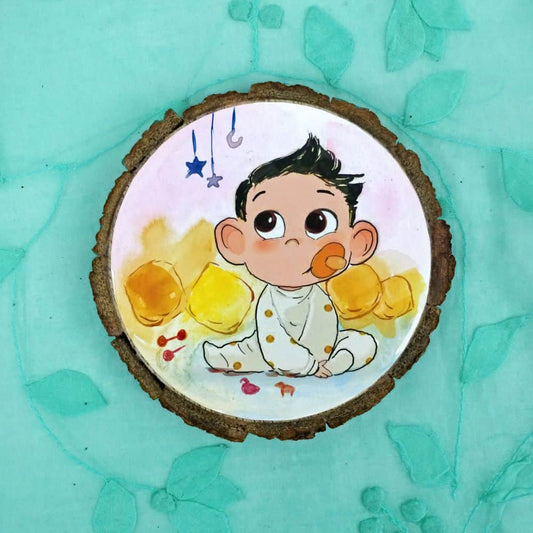 Avatar Fridge Magnets - Thinking Baby - rangreli