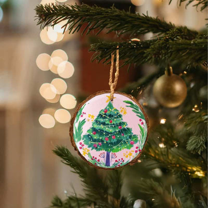 Merry Evergreen Bliss - Christmas Ornament