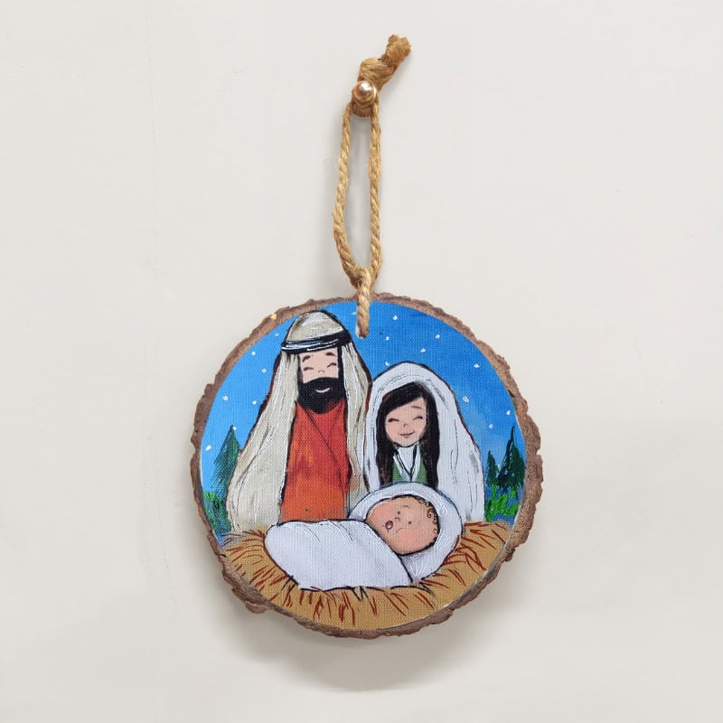 Holy Night Nativity - Christmas Ornament