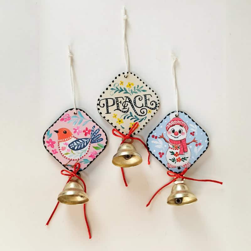 Jingle Joy Trio – Bell Ornaments Set