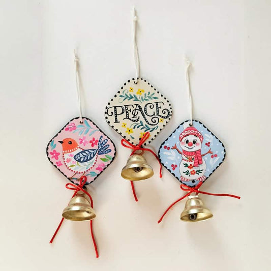 Jingle Joy Trio – Bell Ornaments Set
