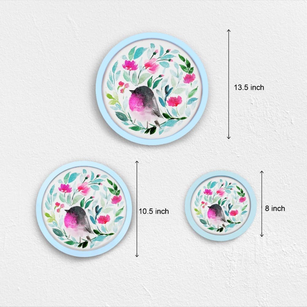 Handpainted wall art - Bird - rangreli