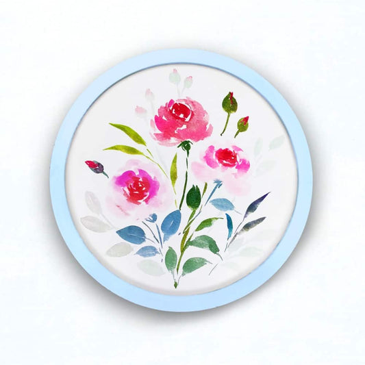 Handpainted wall art - Flowers - rangreli