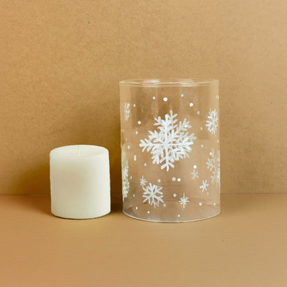 Crystal Snow - Glass Votive