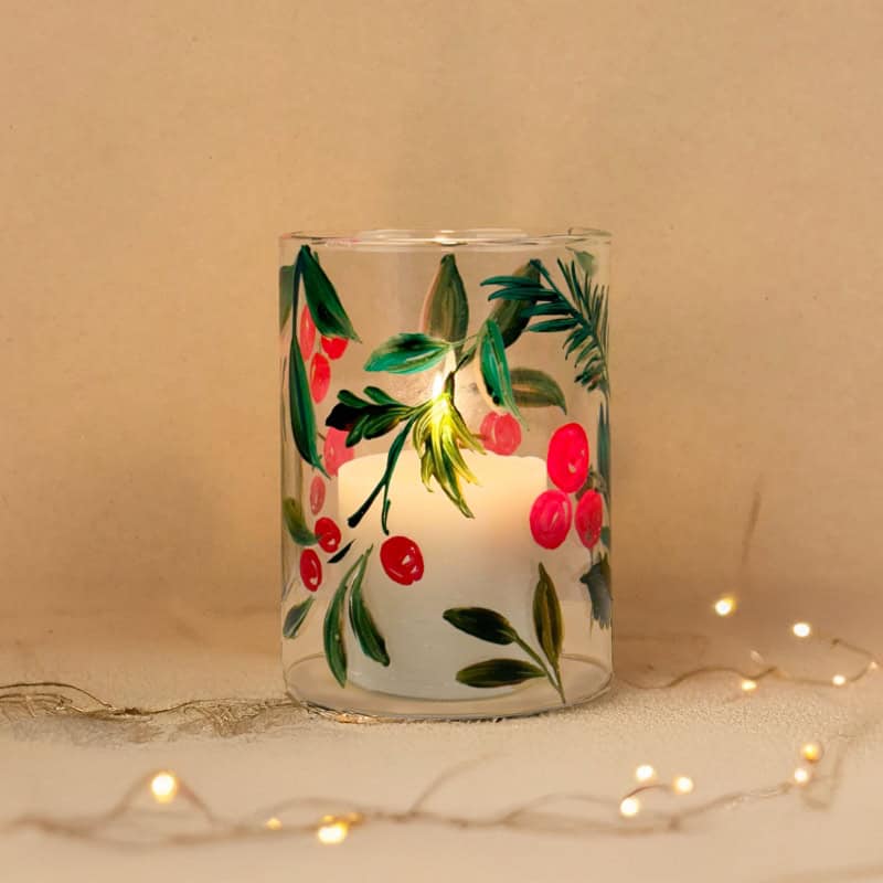 Winterberry - Glass Votive