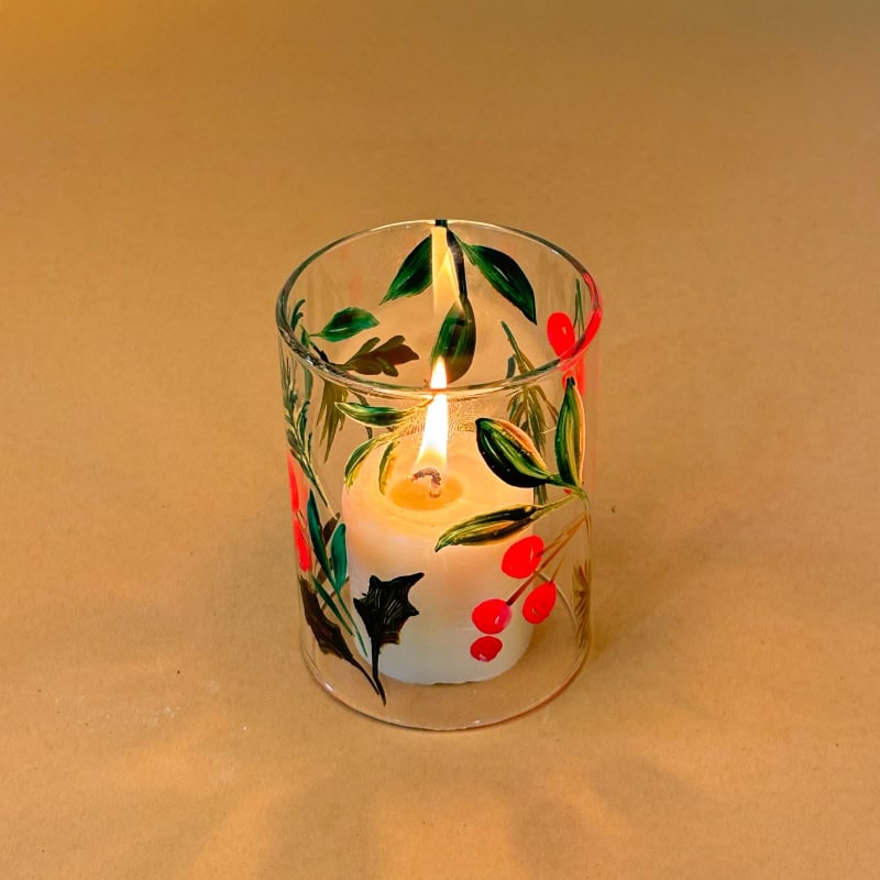 Winterberry - Glass Votive