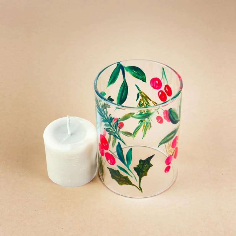 Winterberry - Glass Votive