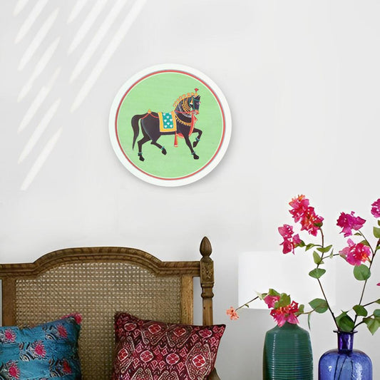 Horse Pichwai Style Wall Art Frames