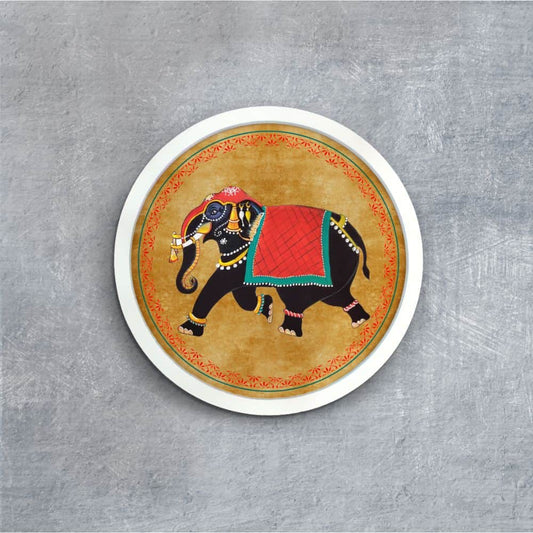 Elephant Pichwai Style Wall Art Frames - style 2 - rangreli