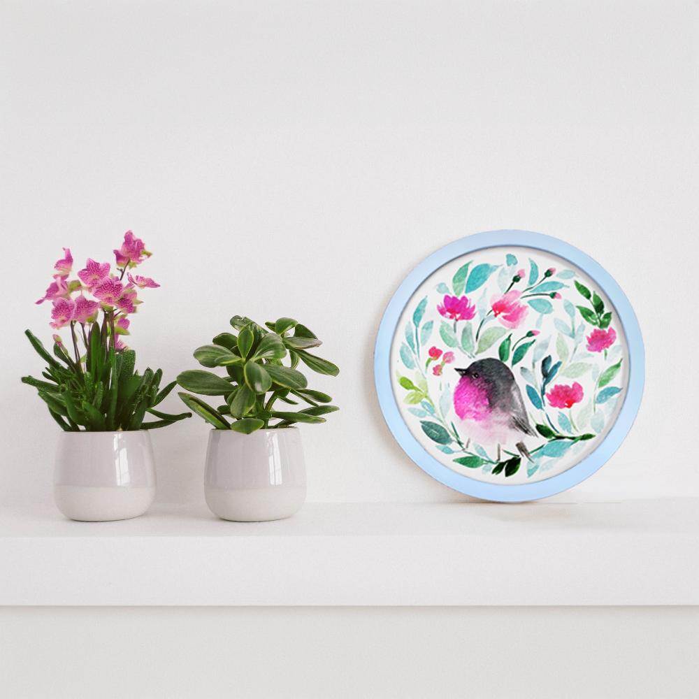 Handpainted Bird wall art - Style 4 - rangreli