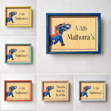 Load image into Gallery viewer, Printed Framed Name plate - GajRaj - rangreli
