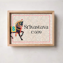 Load image into Gallery viewer, Printed Framed Name plate - Ashw - rangreli
