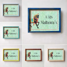 Load image into Gallery viewer, Printed Framed Name plate - Ashw - rangreli
