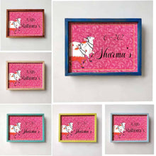 Load image into Gallery viewer, Printed Framed Name plate - Gaay - rangreli
