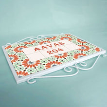 Load image into Gallery viewer, Hand Painted Metal Frame Name plate - Regal - rangreli
