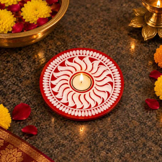 Chakra tealight holder