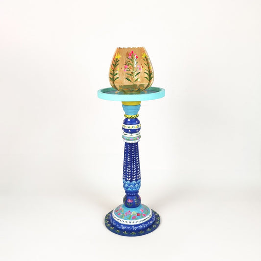 Nayra - Wooden Candle Stand
