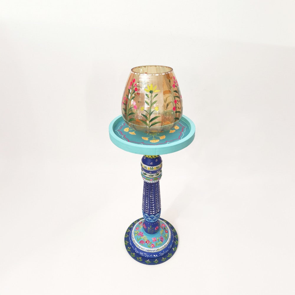 Nayra - Wooden Candle Stand