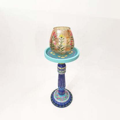 Nayra - Wooden Candle Stand