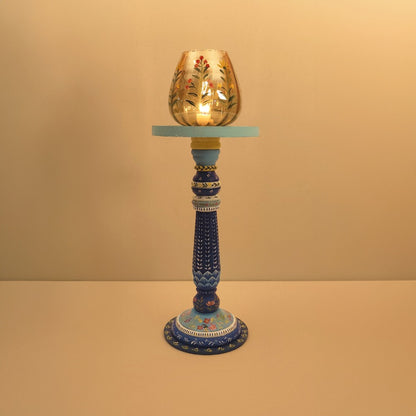 Nayra - Wooden Candle Stand